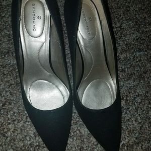 Black 3.5 inch heels